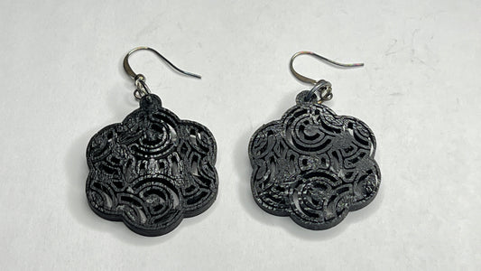 Mandala circles earrings